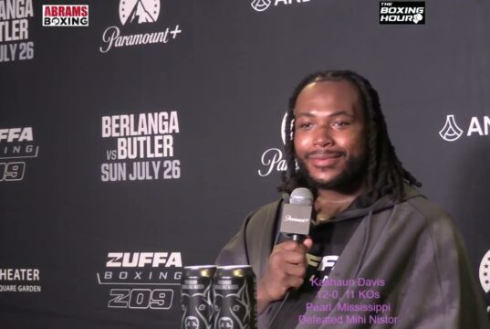 VIDEO: Undefeated Heavyweight Kashaun Davis Talks win over Mahai Nistor